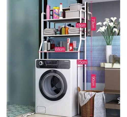 Miniatura 3 de Organizador Estante De Lavadora